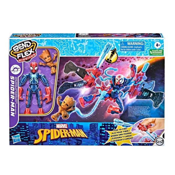 Spiderman Bend N Flex Space Mission Flex Jet | Hasbro
