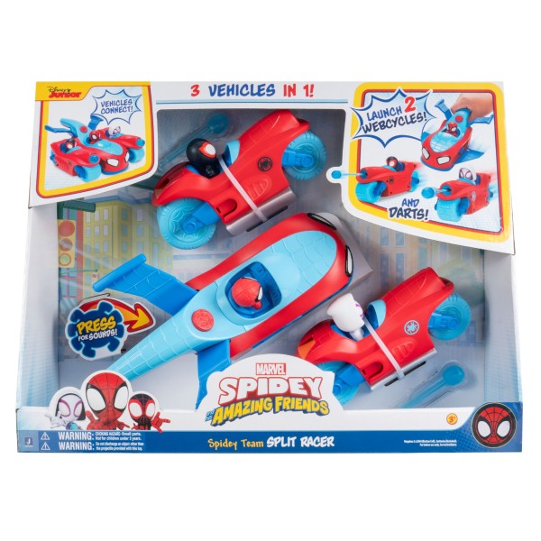 Spidey Web Team Split Racer Voertuig | Hasbro