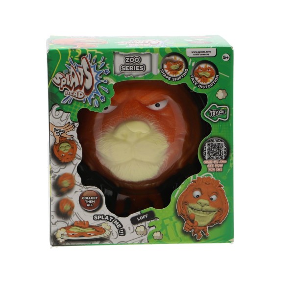 Splats Head Orange Lion 11Cm |