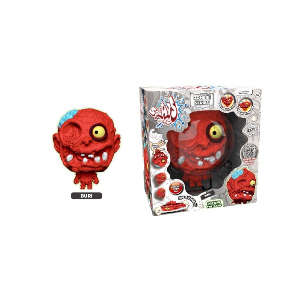 Splats Head Red Zombie 11 Cm |