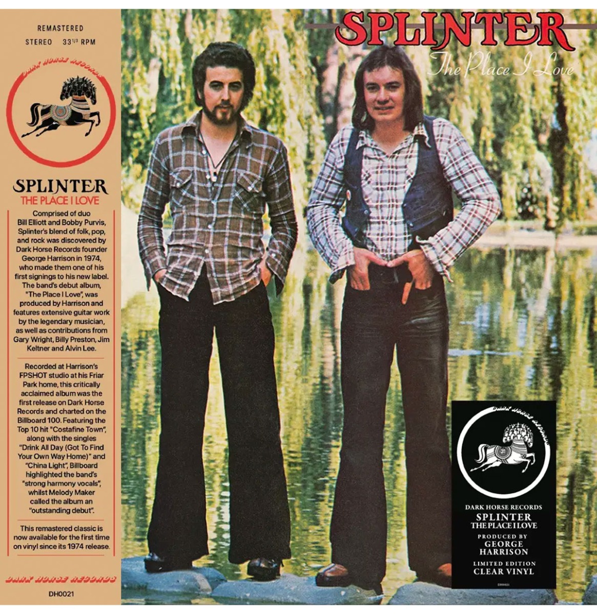 Splinter - Place I Love (Clear Vinyl) (Record Store Day Black Friday 2023) | 12% korting (LP) | Fiftiesstore