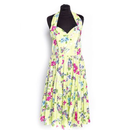 Spring Halter Swing Dress Apple-XL | 24% korting | Fiftiesstore