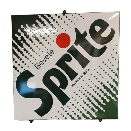 Sprite Logo Box Emaille Bord - 50 x 50cm | Fiftiesstore