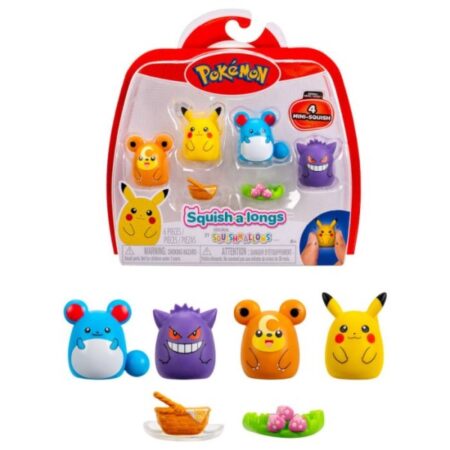 Squishalongs Pokemon 4 Pack | PokÃ©mon
