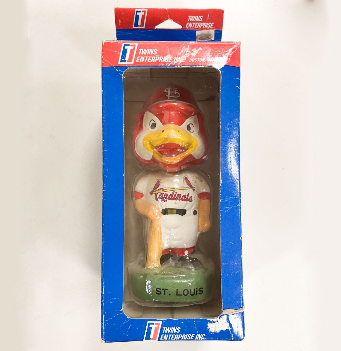St.Louis Cardinals Twins Enterprise Collectable Bobbing Head Doll 1997 | Fiftiesstore