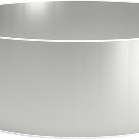 Staalwand rond Ø500 x 150 cm (met uitsparingen en profielen) | W'eau