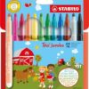 Stabilo Jumbo Viltstiften 12 Stuks | Stabilo