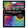 Stabilo aquacolor kleurpotloden arty etui 24 stuks | Stabilo