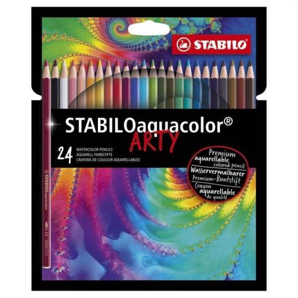 Stabilo aquacolor kleurpotloden arty etui 24 stuks | Stabilo