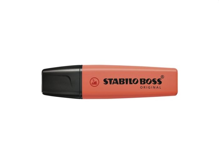 Stabilo boss original pastel zacht koraalrood | Stabilo