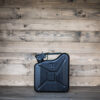 Stalen Jerrycan 5L - Zwart - Hoogwaardig staal - Decoratief Item - Origineel Cadeau | GELG