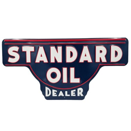 Standard Oil Dealer Stalen Bord - 60 x 30cm | Standard Oil Gas