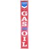 Standard Station Metalen Straatnaambord "Gas & Oil" - 91 x 15 cm | Standard Oil Gas