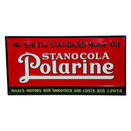 Stanocola Polarine Stalen Bord met Relief - 60x30cm | Fiftiesstore