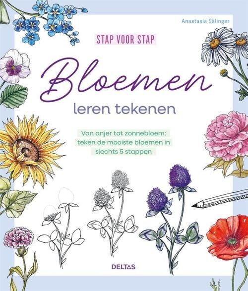 Stap Voor Stap Bloemen Leren Tekenen | Deltas