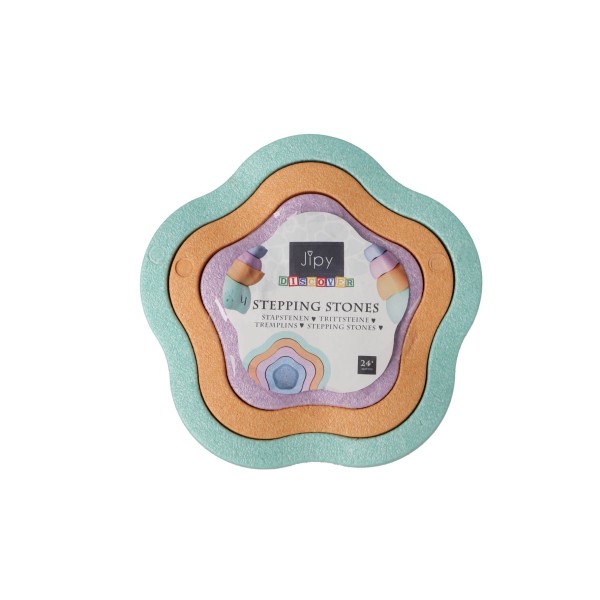 Stapblokken Jipy Discover 4 Stuks Pastel Kleuren | Jipy