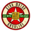 Star Motor Gasoline Zwaar Metalen Bord | Fiftiesstore