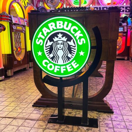 Starbucks Lichtbak - Origineel 2-zijdig Uithangbord | Fiftiesstore