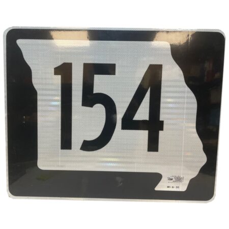 State Road 154 Missouri Straatbord - Origineel | The Dutch Pickers