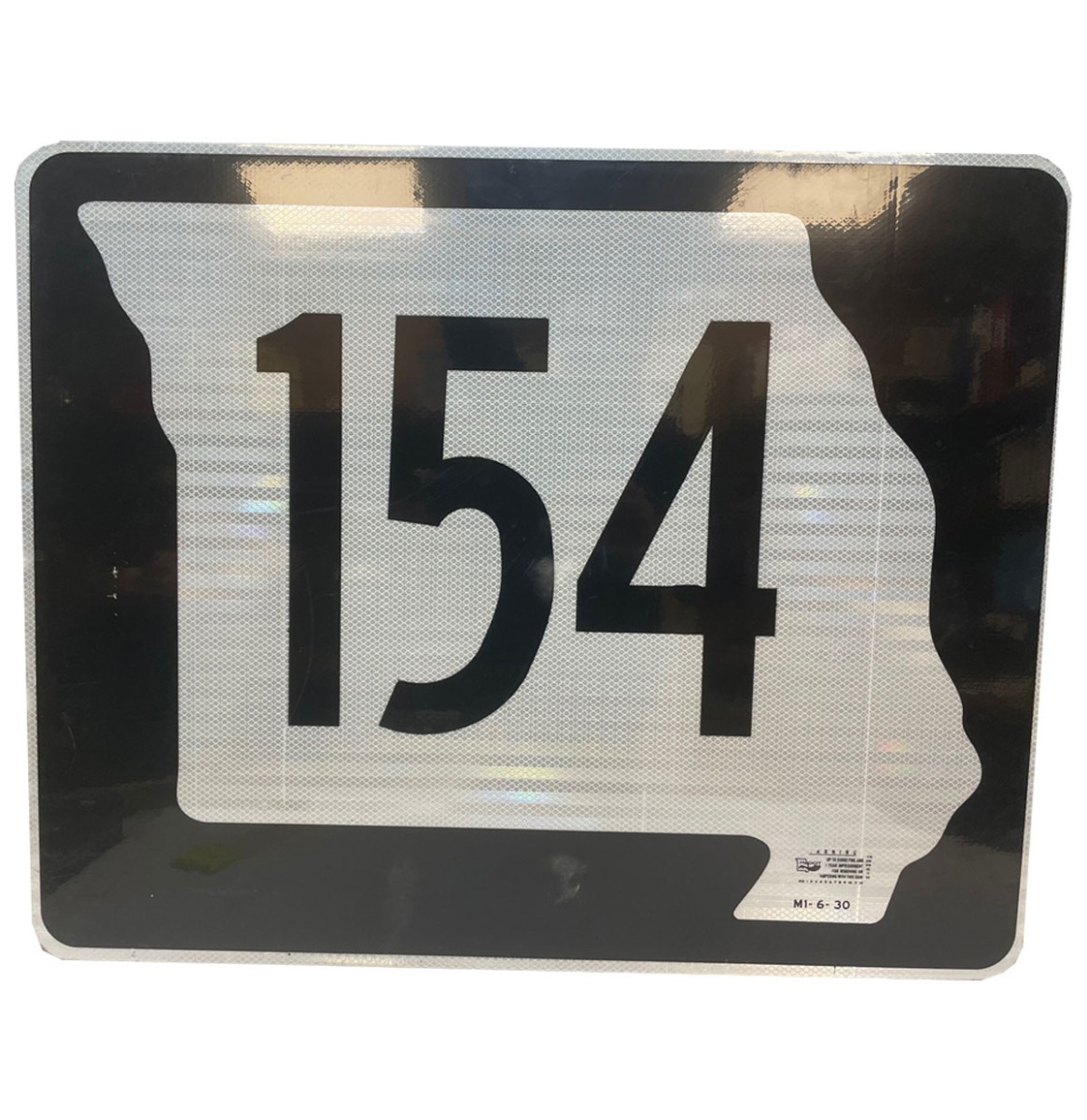 State Road 154 Missouri Straatbord - Origineel | The Dutch Pickers