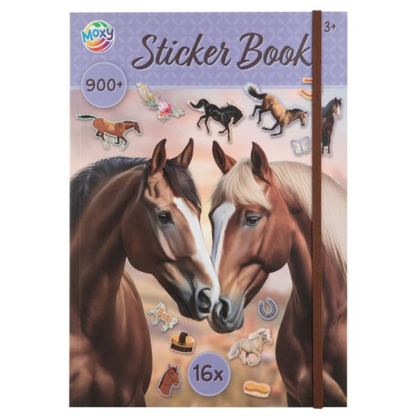 Stcikerboek A4 Horse Collection 16 Pagina's En 900 + Stickers |