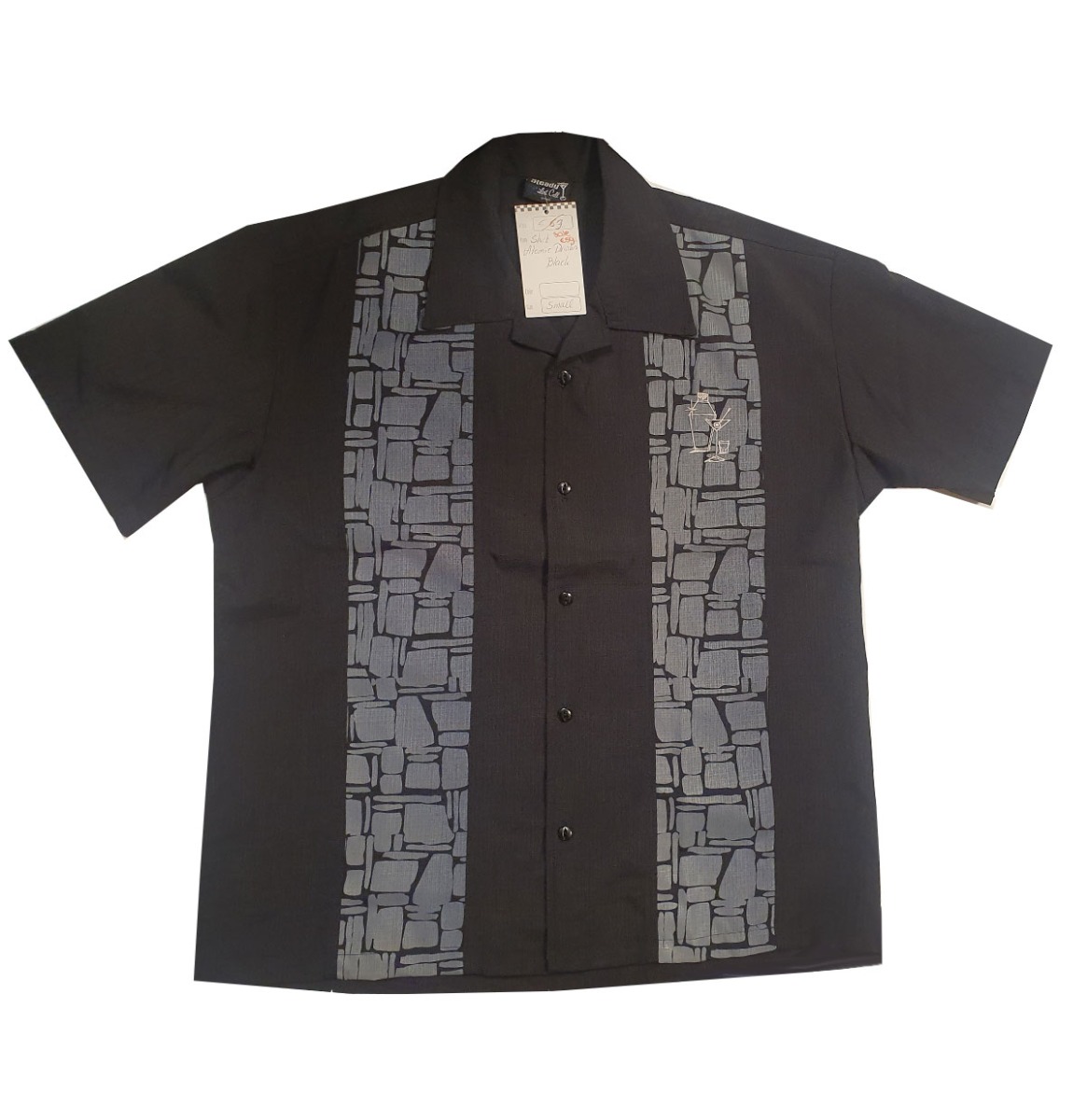 Steady Atomic Drinks Shirt Black-S | 14% korting | Steady Clothing
