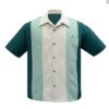 Steady Atomic Mad Men Shirt Teal Mint Stone-XXL | Steady Clothing