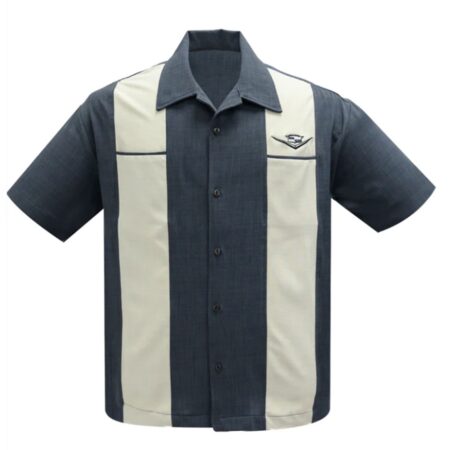 Steady Classic Cruising Shirt Charcoal Stone-L | Fiftiesstore