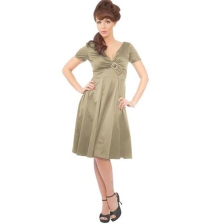 Steady Clothing Jackie Circle Dress Taupe-S | 48% korting | Steady Clothing