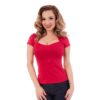 Steady Clothing Sophia Top All Red-XXL | Steady Clothing