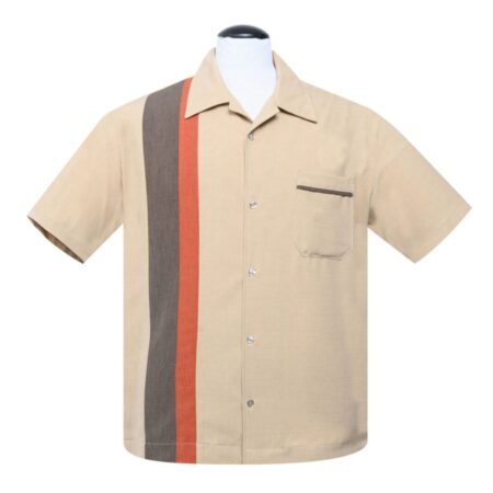 Steady Dapper Dan Shirt Tan -XXL | Steady Clothing