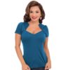 Steady Sophia Top Teal-XXXL | Steady Clothing