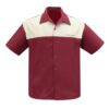 Steady The Earl Shirt Burgundy-2XL | Fiftiesstore