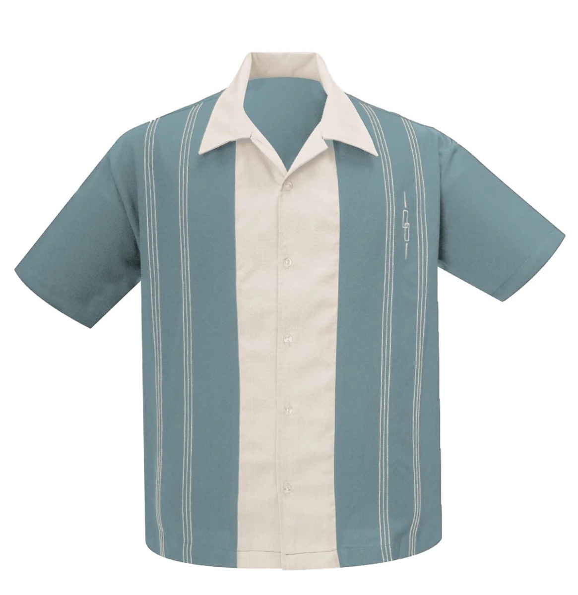 Steady The Harper Shirt Seafoam / Stone -S | Steady Clothing