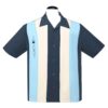 Steady The Kingston Shirt Charcoal Aqua-XXL | Steady Clothing