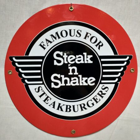 Steak 'N Shake Emaille bord 12" / 30 cm | Fiftiesstore