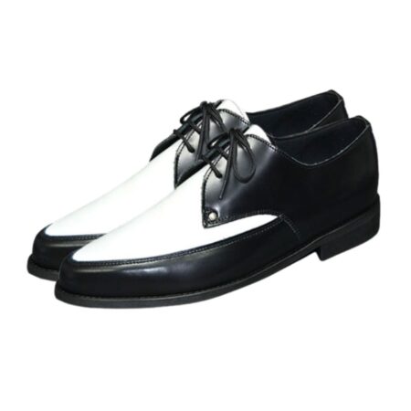 Steel Ground Simpsons Jam Shoes Box Leather Black White-42 | Fiftiesstore