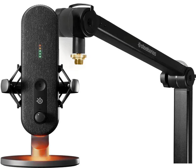 SteelSeries Alias Boom Arm + Microfoon