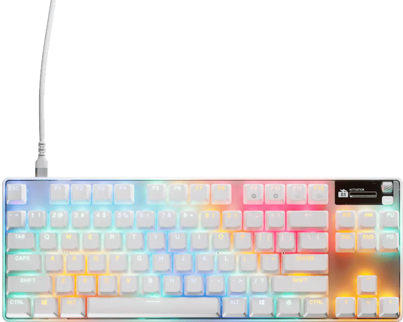 SteelSeries Apex Pro TKL Gen 3 Gaming Toetsenbord Qwerty Wit