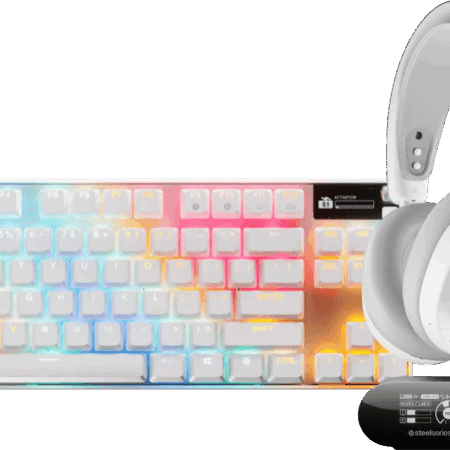 SteelSeries Arctis Nova Pro Omni Wit + Apex Pro TKL Gen 3 Qwerty Wit