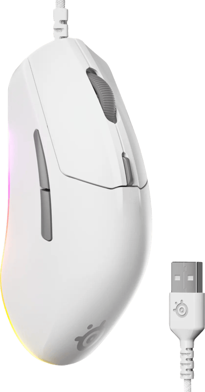 SteelSeries Rival 3 Gen 2 Gaming Muis Wit