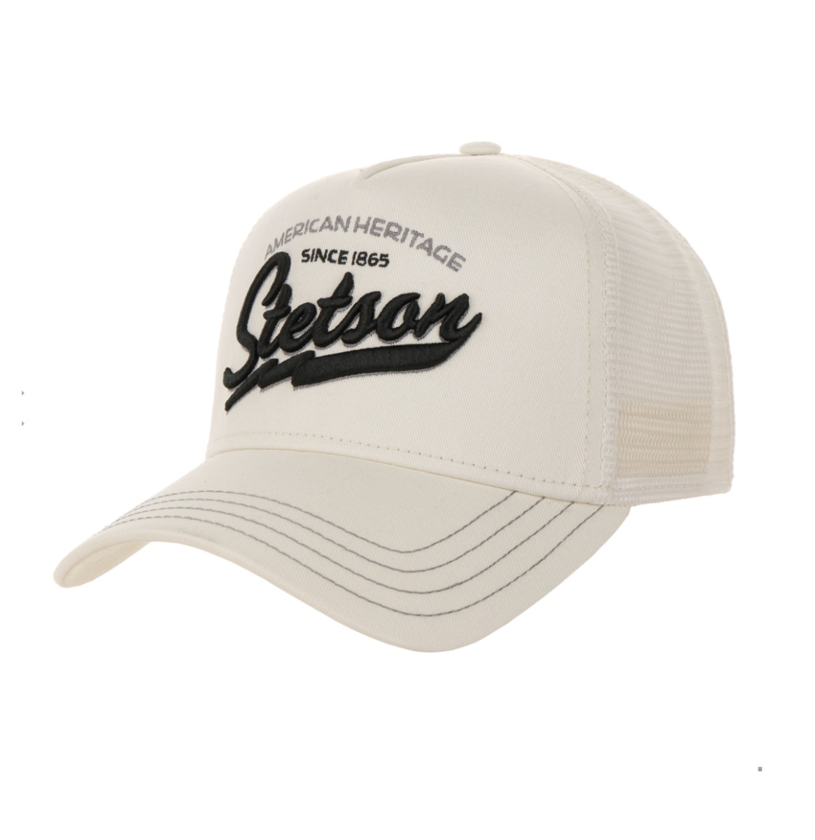 Stetson American Heritage Trucker Cap Classic Creme Wit | Stetson