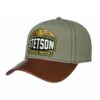 Stetson Army Pet Leer Bruin Groen | Stetson