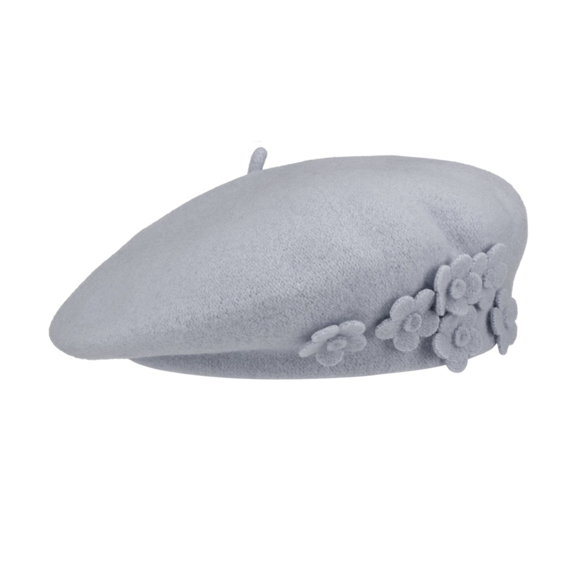 Stetson Barascon Basque Flower Baret Dusty Blauw | Stetson