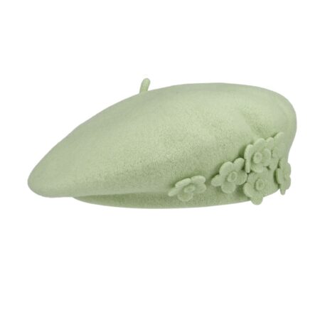 Stetson Barascon Basque Flowers Baret Dusty Groen | Stetson