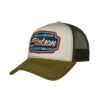 Stetson Classic Race Trucker Pet Groen Creme | Fiftiesstore