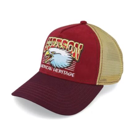 Stetson Eagle Head Trucker Pet Rood | Stetson