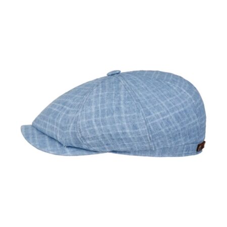 Stetson Hatteras Cap Barista Linnen - Blue-61 / XL | Stetson