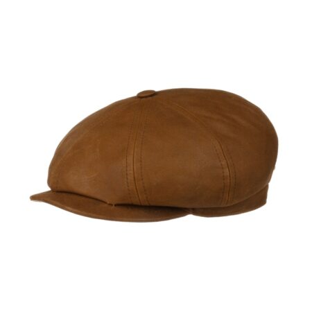 Stetson Hatteras Goatvelour Flatcap Brown-61 / XL | Stetson