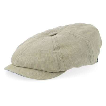 Stetson Hatteras Linen Stripe - Olive Green-61 / XL | Stetson